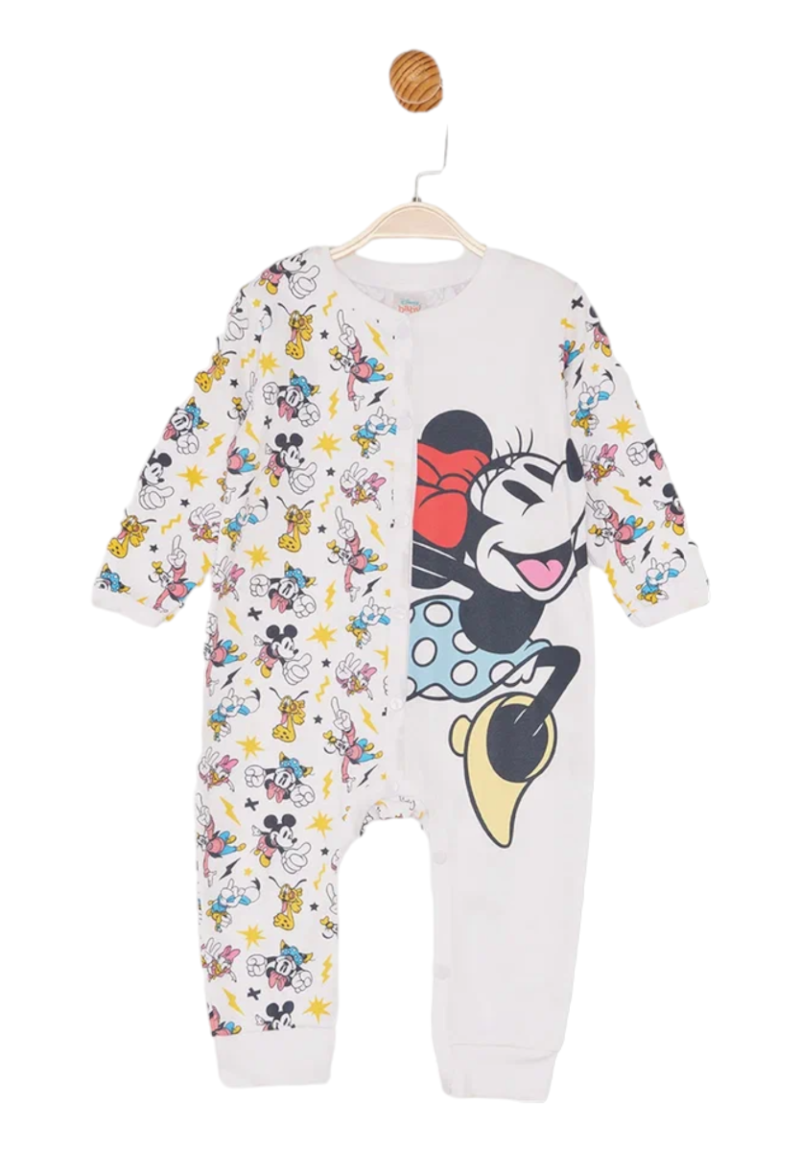 Βρεφικό φορμάκι Cimpa με μακρύ μανίκι Disney Minnie allover