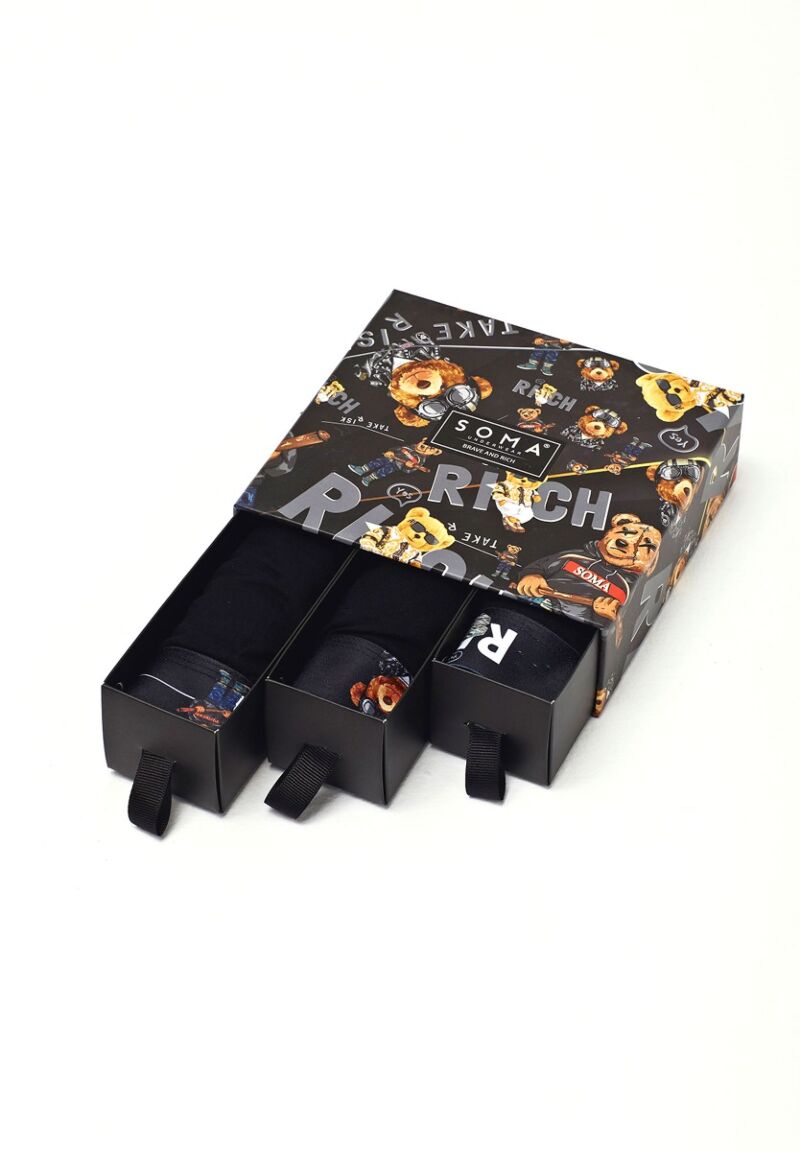 Boxer Soma ανδρικά σε κουτί RICH SOMA 3τμχ