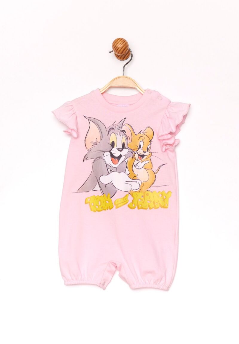 Φορμάκι βρεφικό καλοκαιρινό Tom & Jerry Pink
