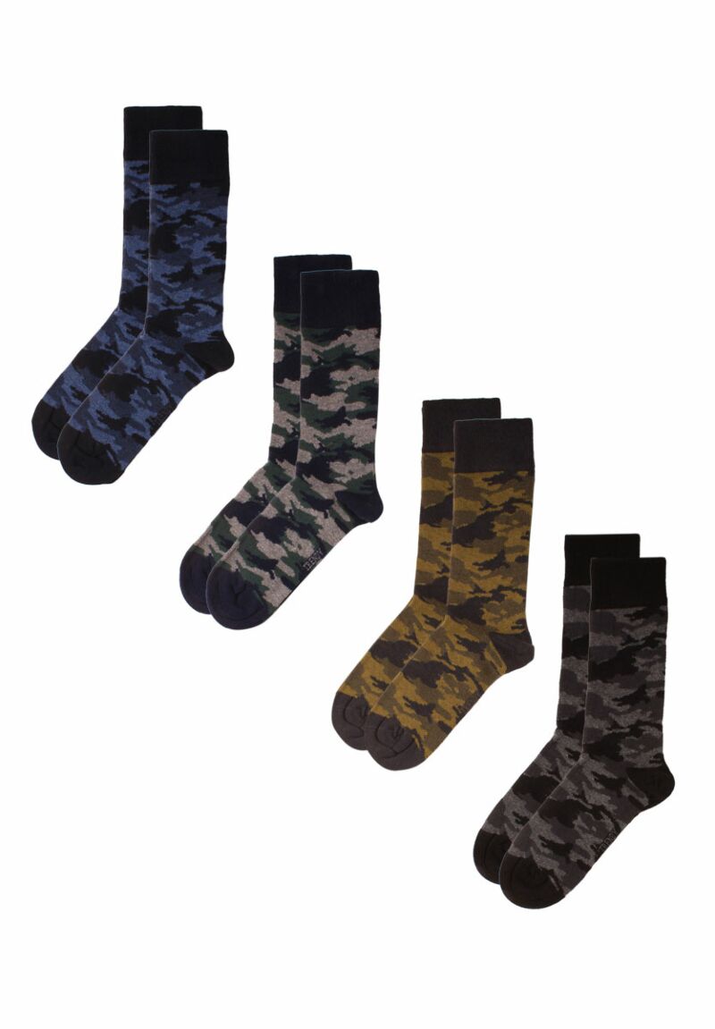 Κάλτσες ανδρικές οικονομικό πακέτο Camo 4 Τεμ.