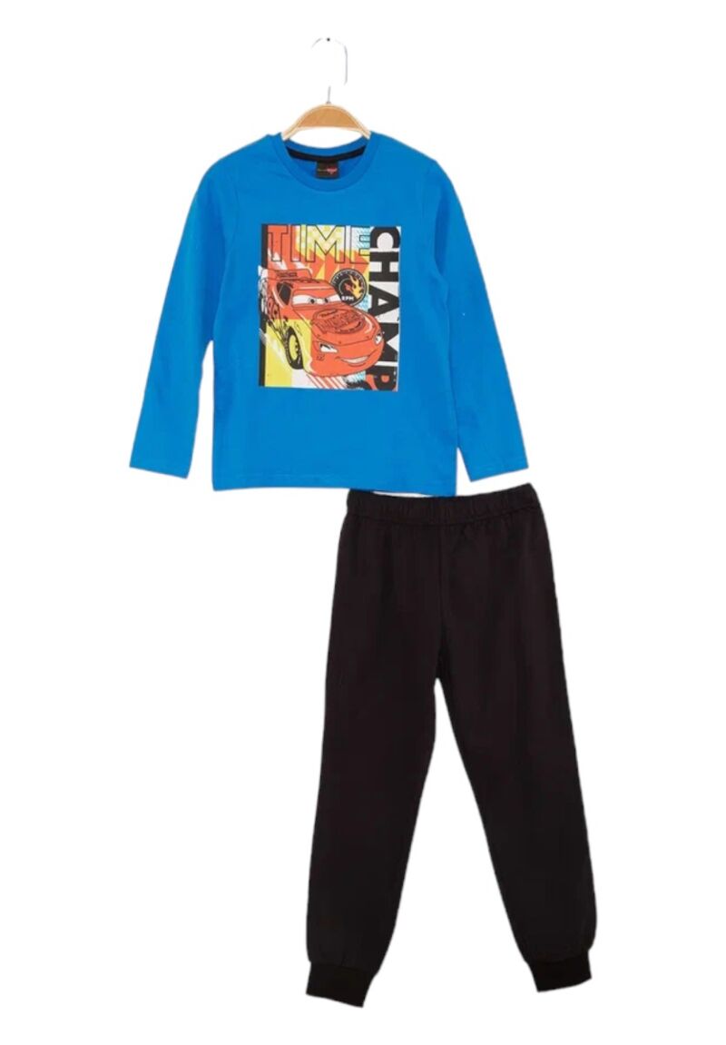 Πιτζάμα για αγόρι βαμβακερή Cimpa Disney McQueen  μπλέ