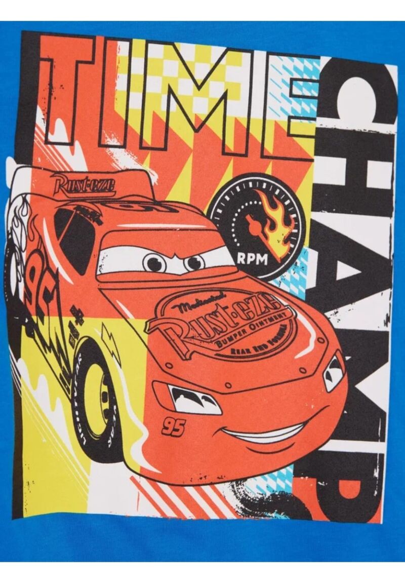 Πιτζάμα για αγόρι βαμβακερή Cimpa Disney McQueen  μπλέ
