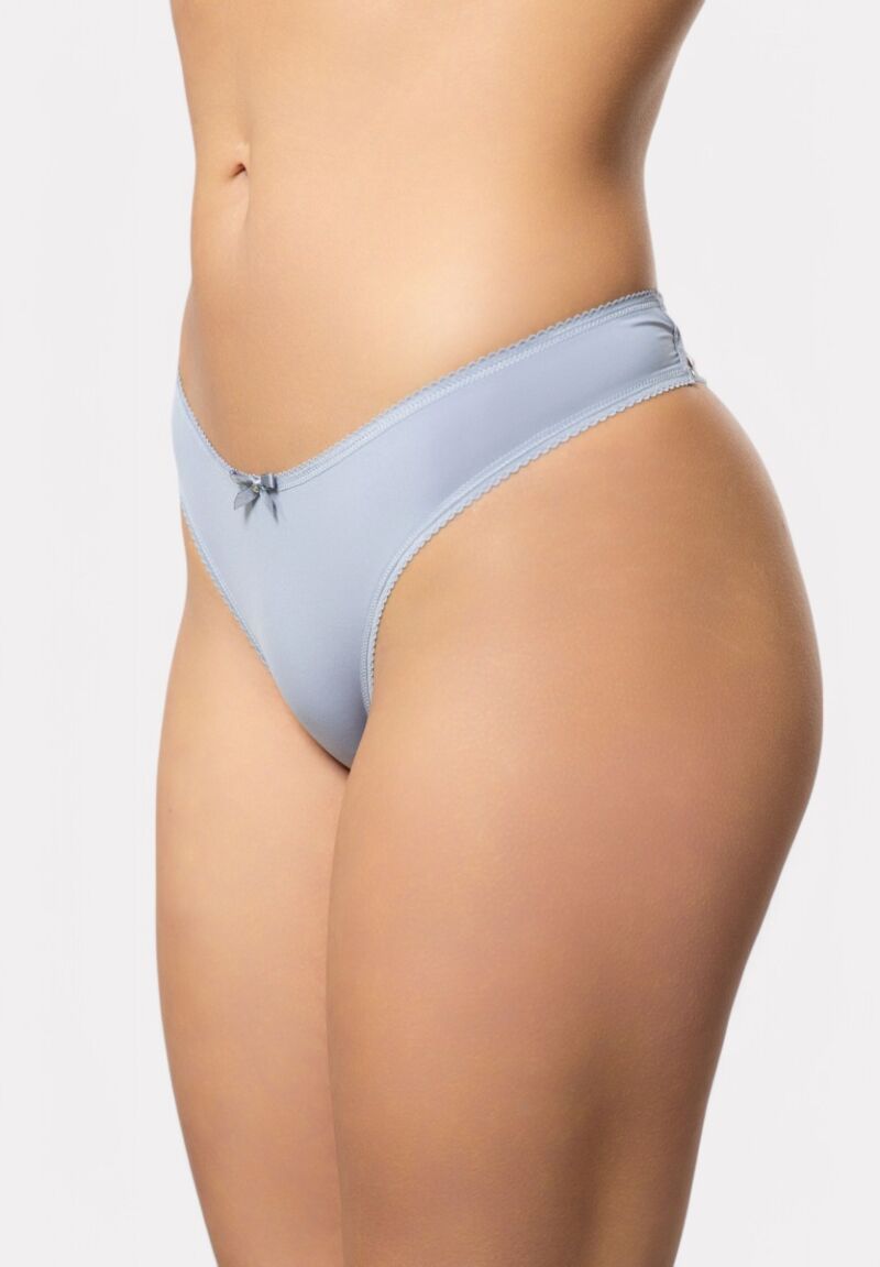 Στρινγκ Cottonhill με Strass Grey Shine