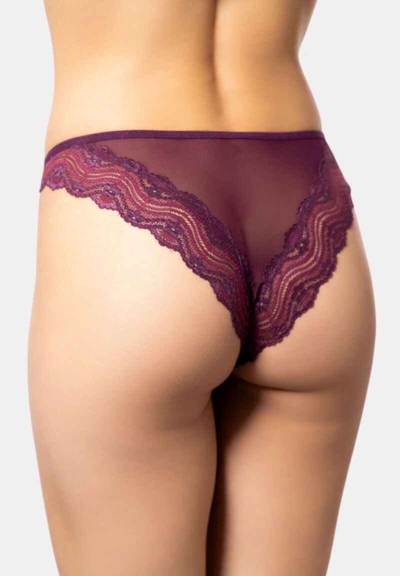 Brazil Cottonhill με δαντέλα Purple Little Bow