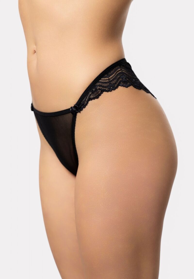 Brazil Cottonhill με δαντέλα Black Little Bow