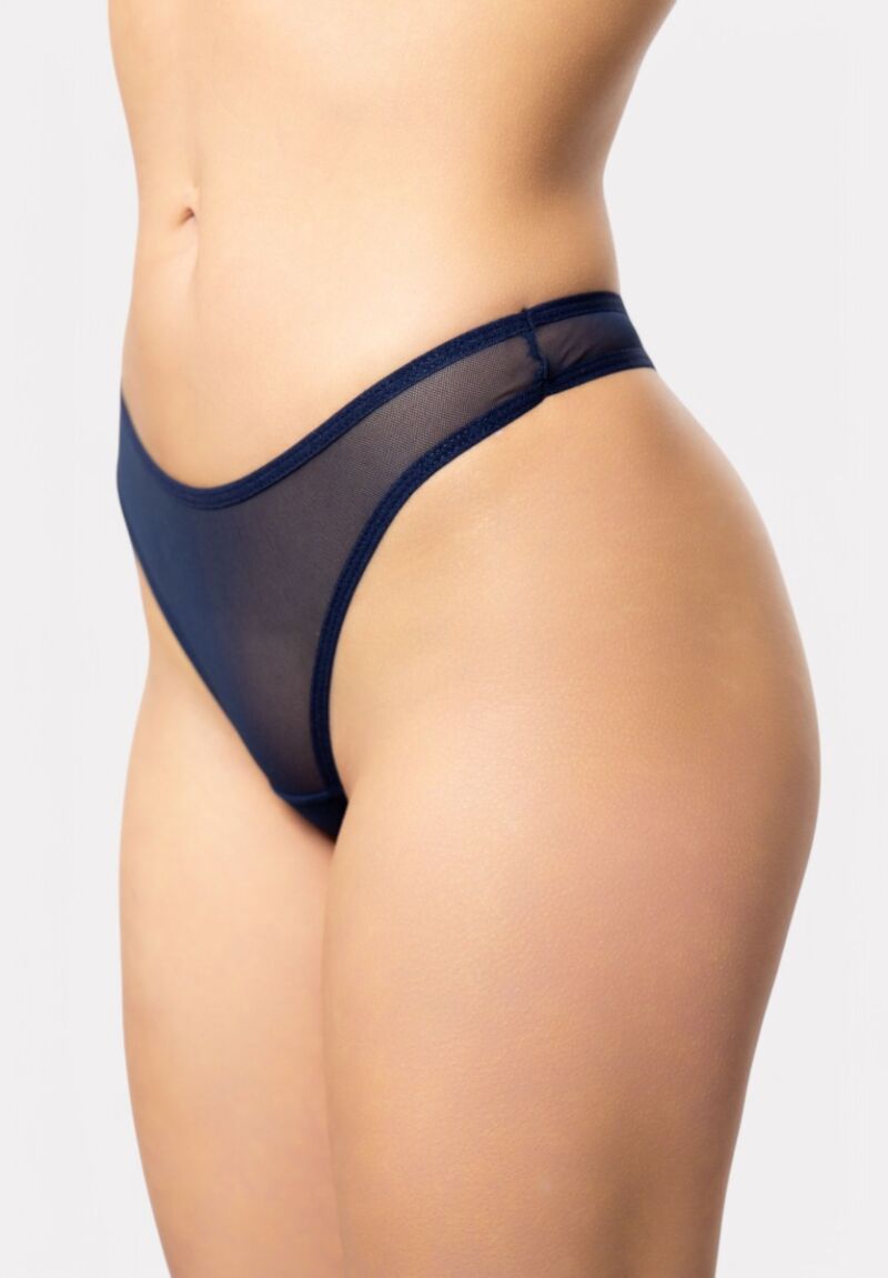 Στρινγκ Cottonhill με Strass Blue Diamond