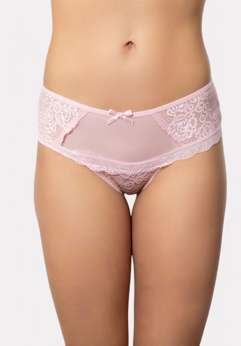 Hipster Cottonhill με δαντέλα Pink Lilly