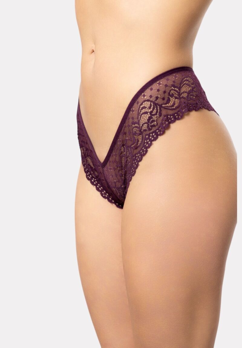 Brazil Cottonhill με Σχοινάκια & Στρας Purple Strass