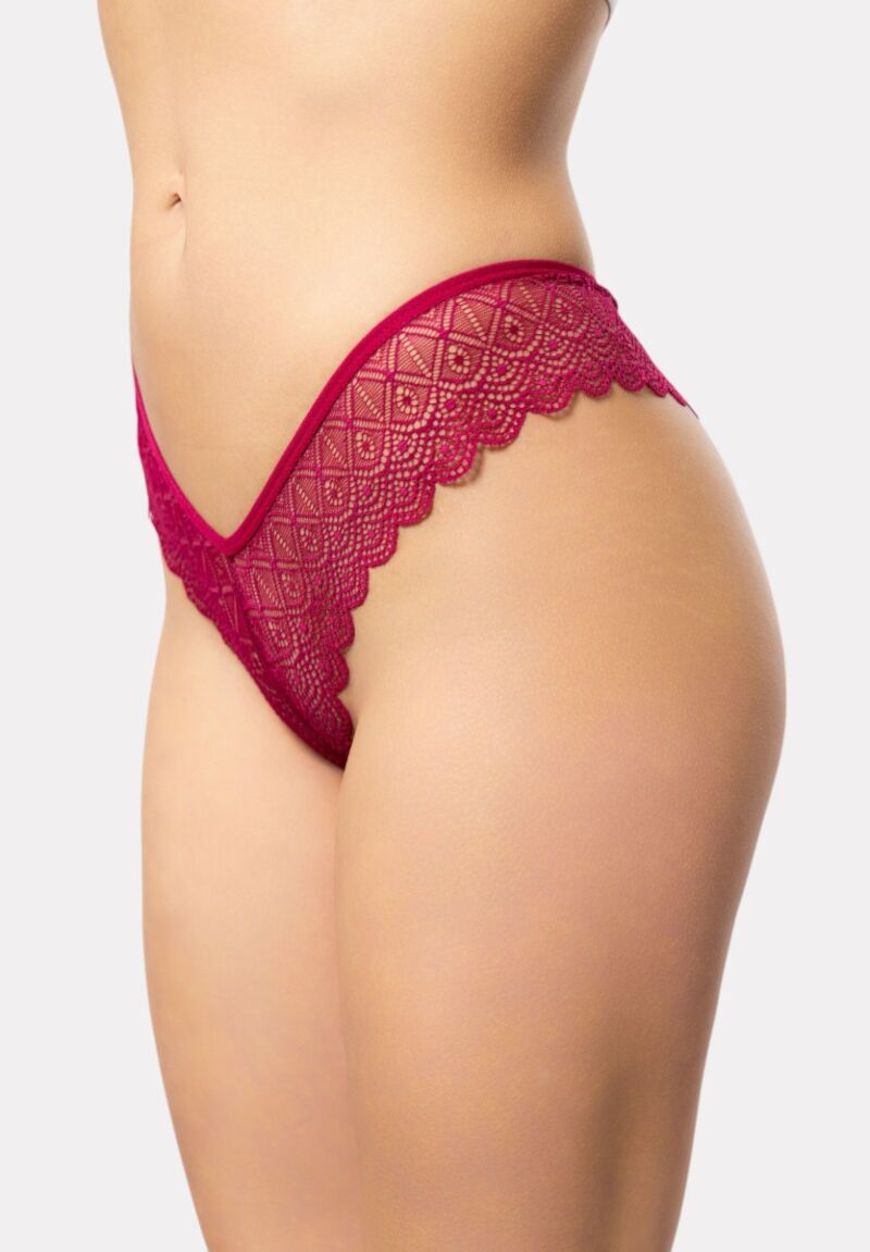 Brazil Cottonhill με Σχοινάκια & Στρας Red Strass