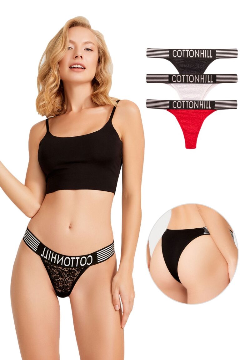 Brazil Cottonhill Lace & Cotton 3 Τεμ.