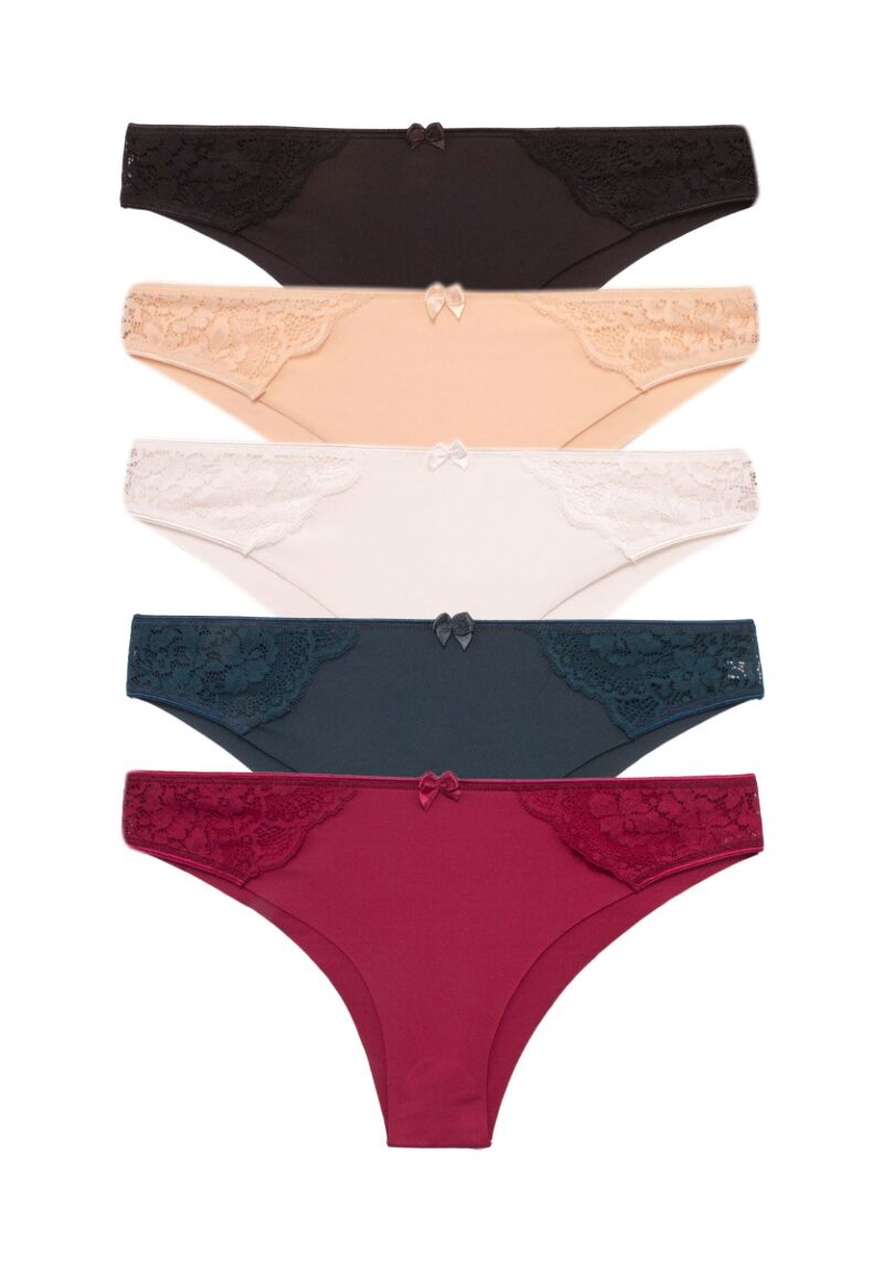 Brazil Cottonhill χωρίς ραφές Laser Cut Lace 5 Τεμ.