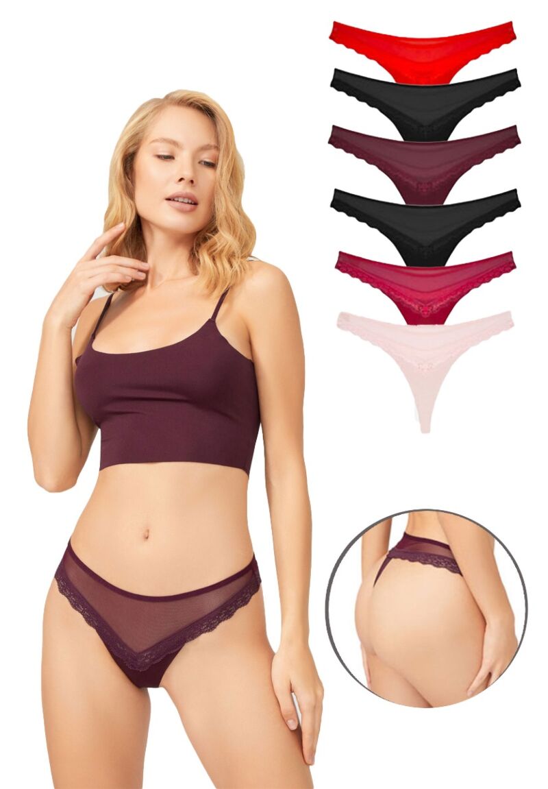 Στρινγκ δαντέλα Cottonhill Laser Cut Andrian 6 Τεμ.