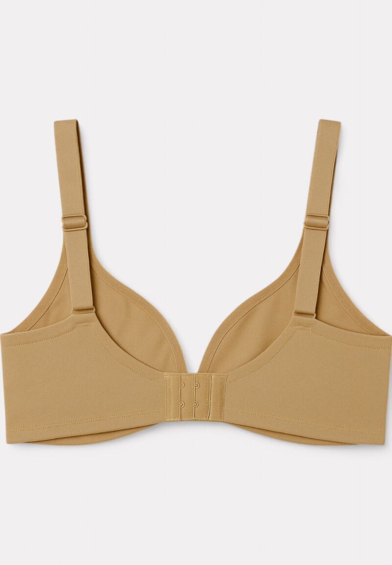 New Bra Camel Κομψό Σουτιέν Χωρίς Ενίσχυση για B, C & D Cup | Elegant & Natural Fit