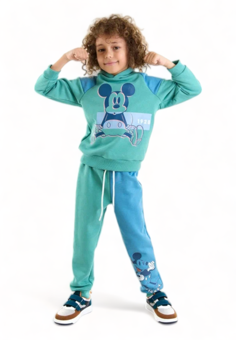 Φόρμα βαμβακερή για αγόρι Cimpa Mickey Mouse 1928 Ιντιγκο