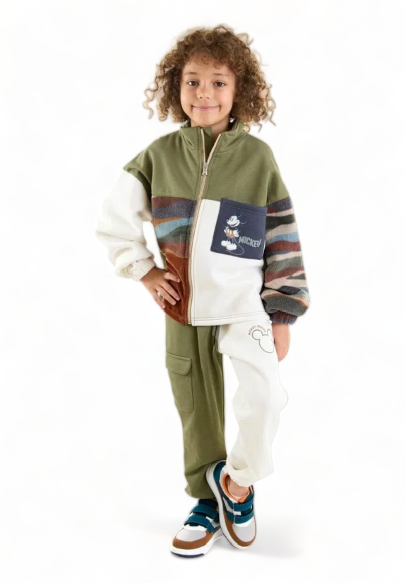 Φόρμα βαμβακερή για αγόρι Cimpa Disney Mickey Mouse Camo