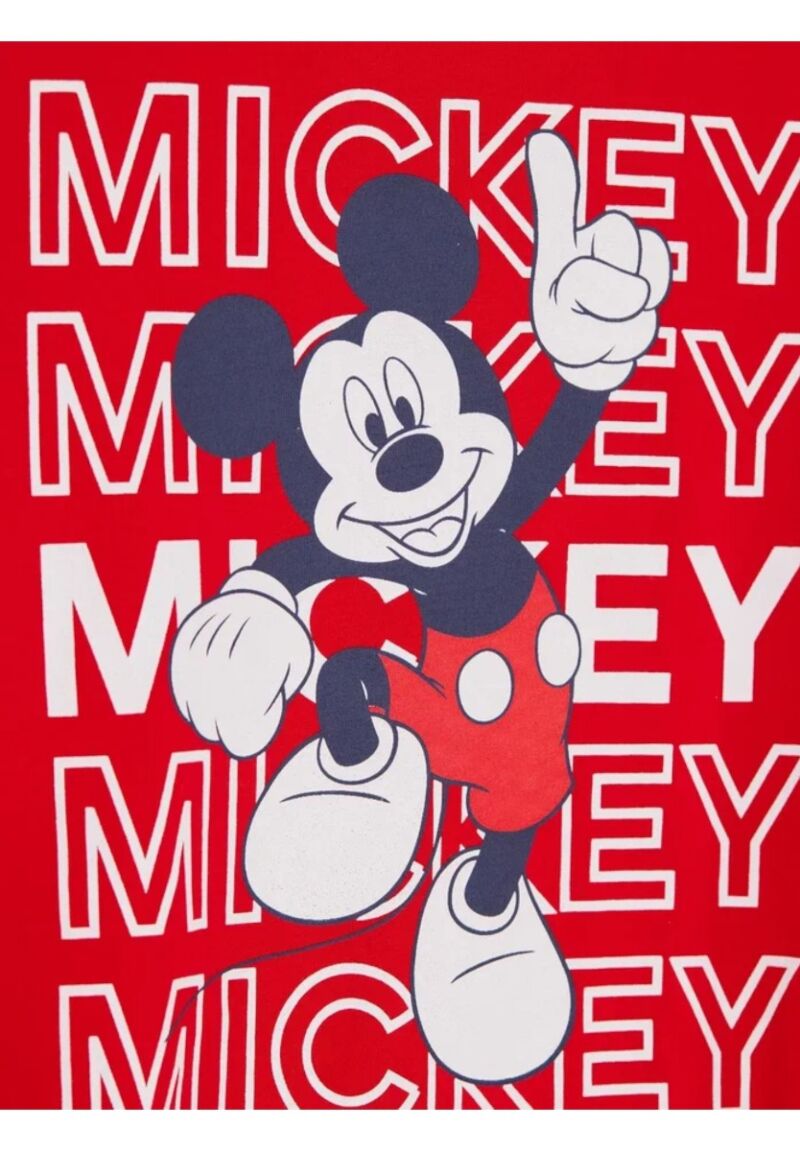 Πιτζάμα για αγόρι βαμβακερή Cimpa Disney Mickey Mouse κόκκινη