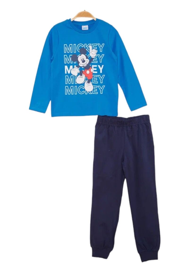 Πιτζάμα για αγόρι βαμβακερή Cimpa Disney Mickey Mouse μπλέ