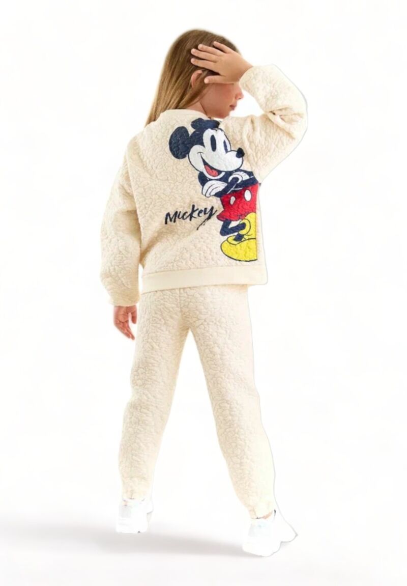 Φόρμα για κορίτσι Cimpa με ζακέτα Minnie & Mickey Mouse