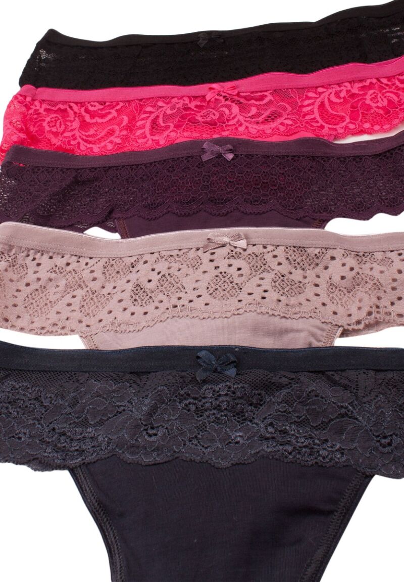 Στρινγκ Norddiva Lace Elegant Colors 5 Τεμ.
