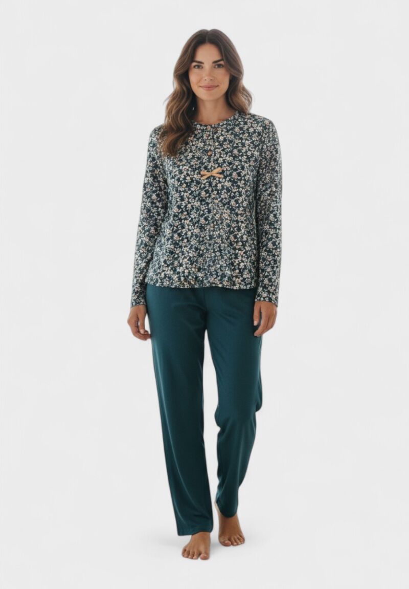 Γυναικεία Πιτζάμα Βαμβακερή Collection Forest Blossom