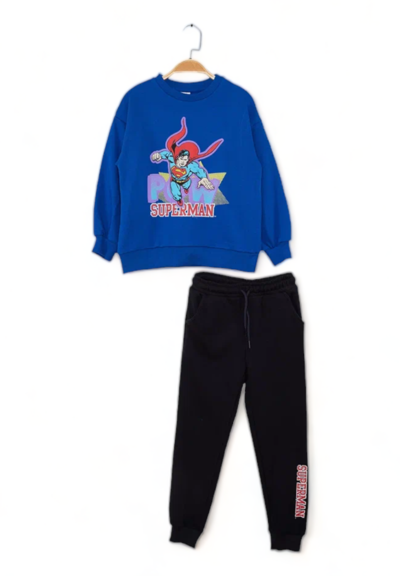 Φόρμα βαμβακερή για αγόρι Cimpa Superman Μπλε