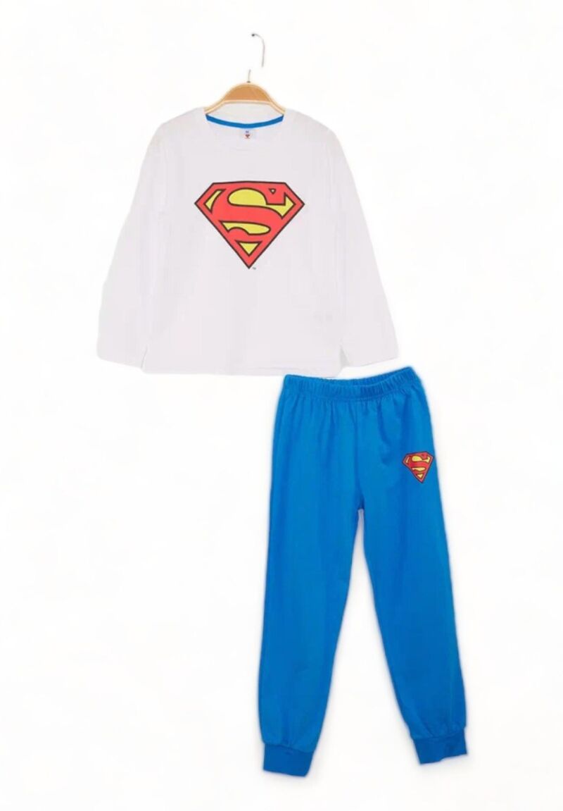 Παιδικο Σετ για Αγόρι Homewear Superman λευκό