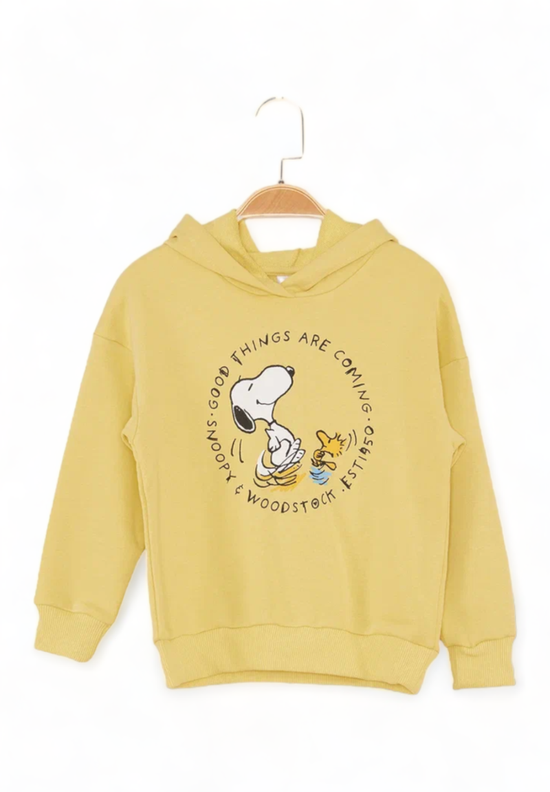 Φούτερ βαμβακερή με κουκούλα για αγόρι Cimpa Snoopy