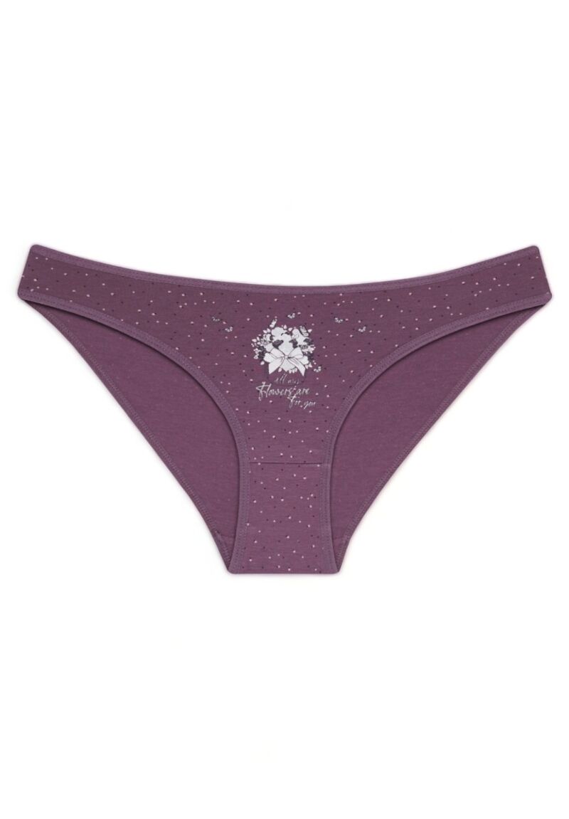 Σλιπ γυναικεία βαμβακερά Donella Flowers σε οικονομική συσκευασία 10 τεμαχίων