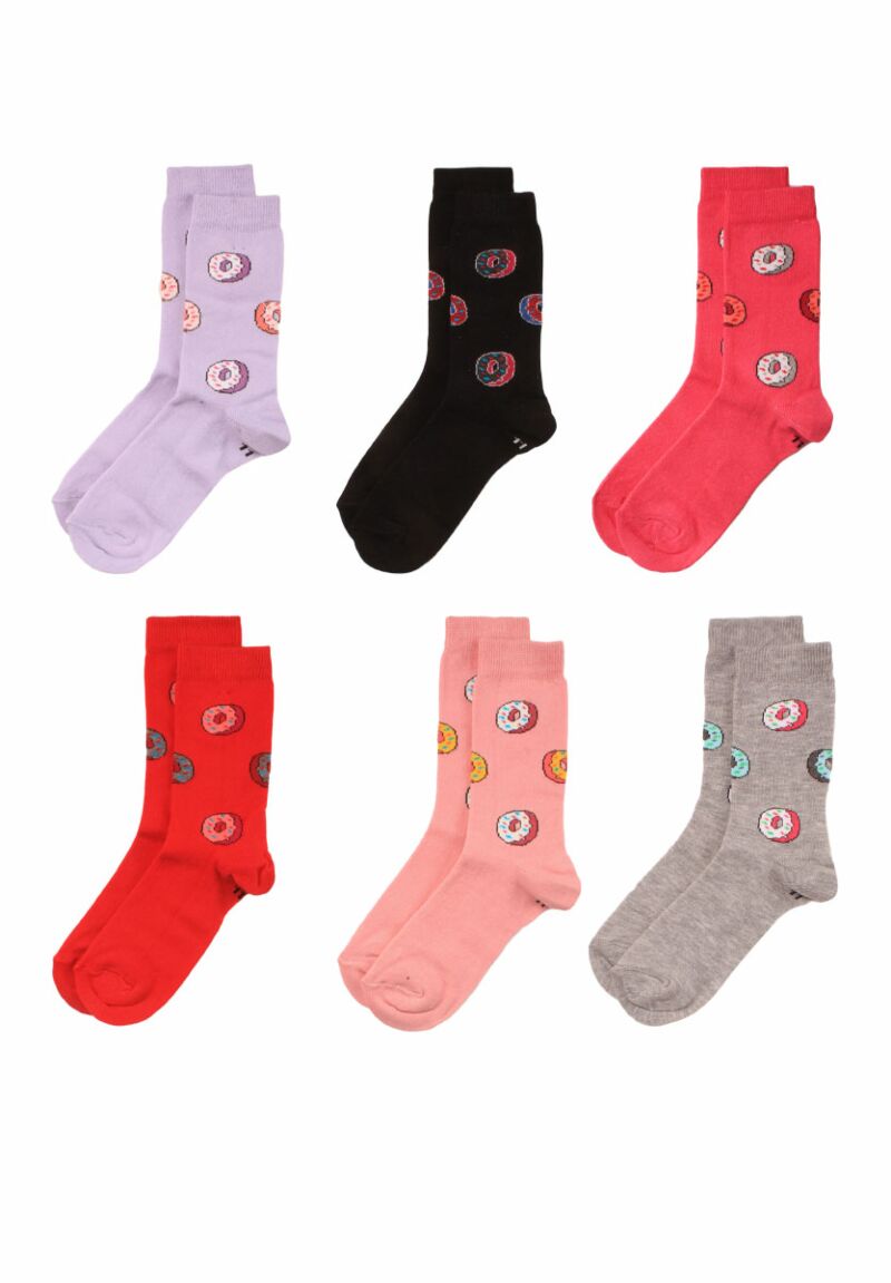 Κάλτσες παιδικές Donuts Design 6 Τεμ.