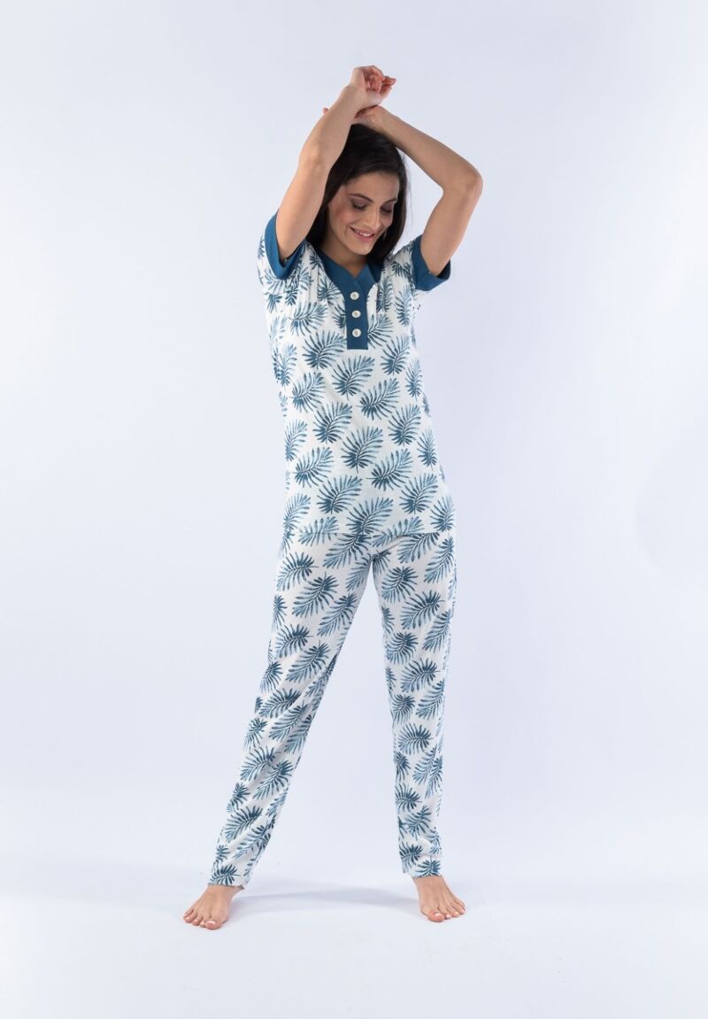 Πιτζάμα γυναικεία κοντομάνικη Modal Fresh