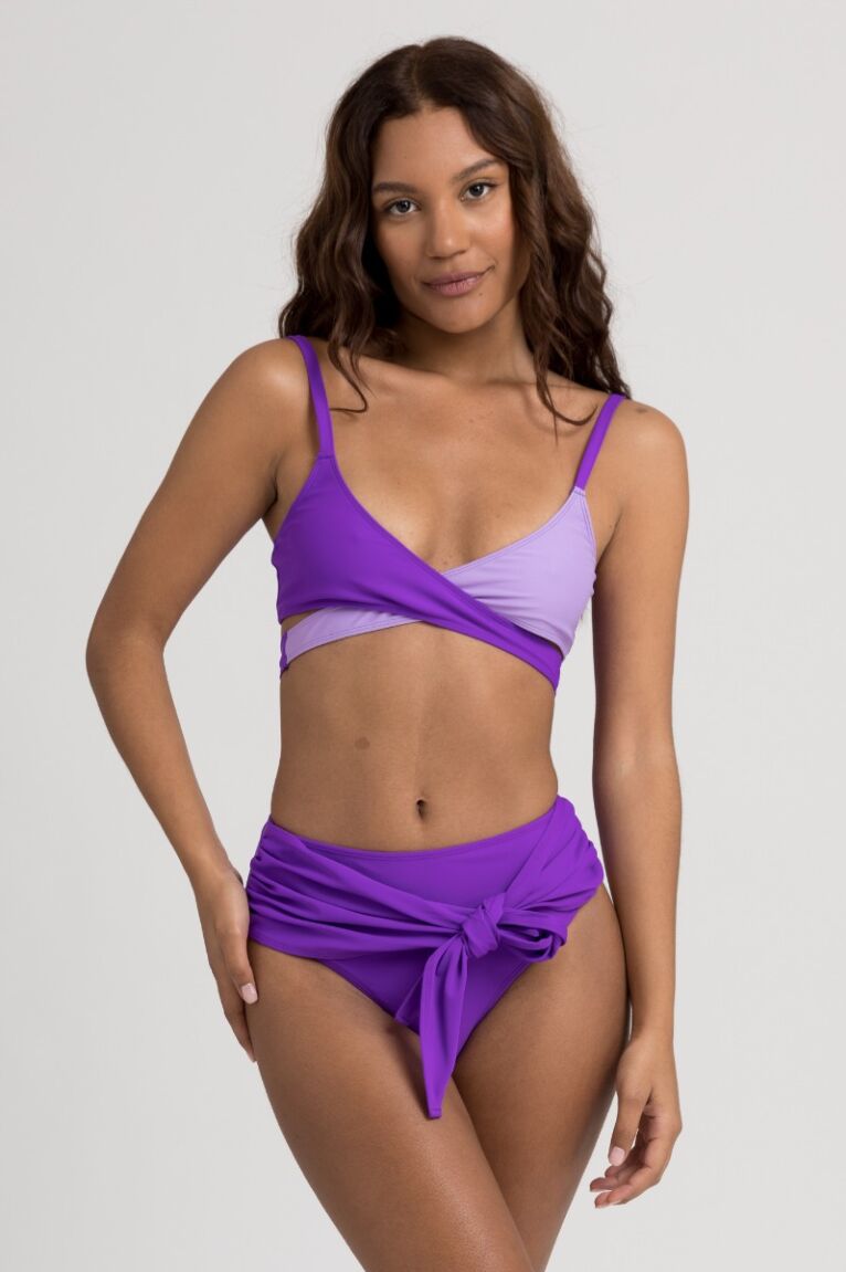 Σετ Μαγιό γυναικείο Bikini Ψηλόμεσο Lilac Dream