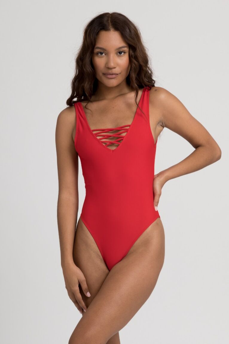 Μαγιό γυναικείο ολόσωμο Brazil Chic Red