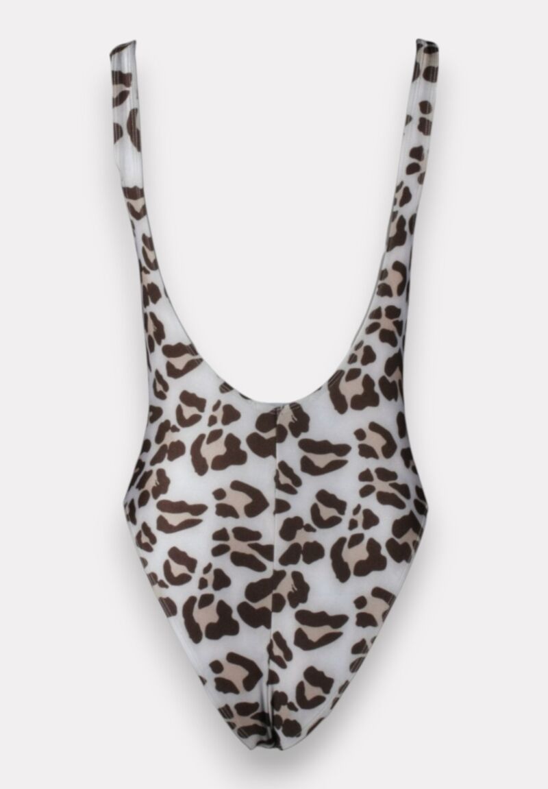 Μαγιό γυναικείο Ολόσωμο – Ανοιχτή Πλάτη – Leopard