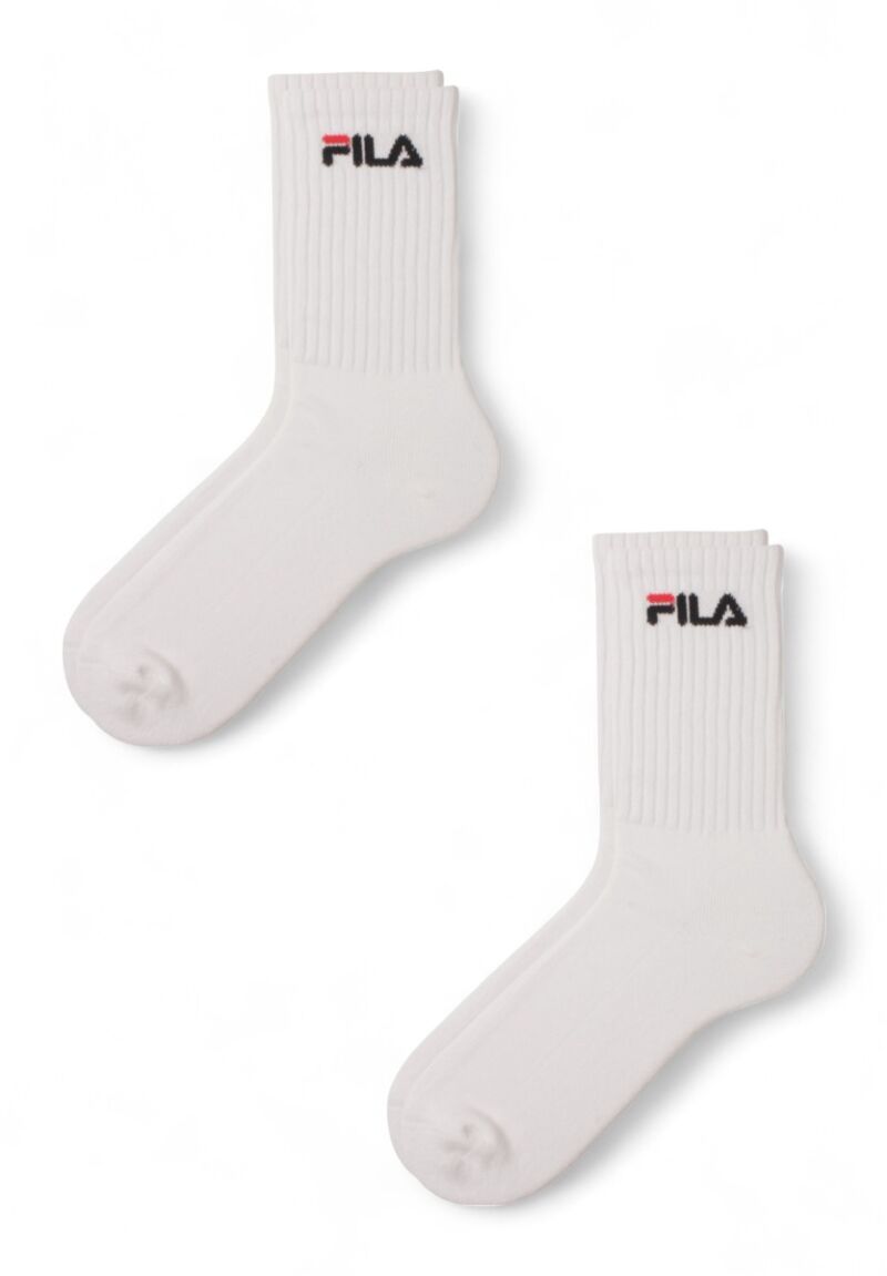 Fila Normal Plain Half Terry Prewsd Unisex Κάλτσες
