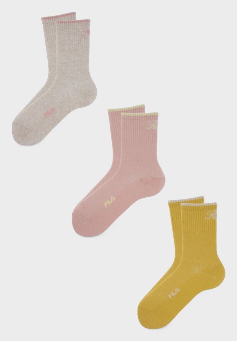 Παιδικές Κάλτσες FILA για Κορίτσι F8270 Lollipop (Σετ 3 Ζευγάρια)