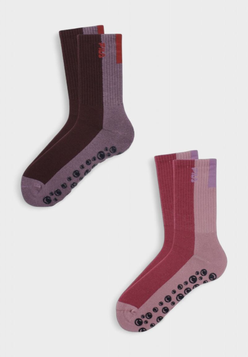 Fila Παιδικές Αθλητικές Κάλτσες με Αντιολισθητικά Ταπάκια Flower (2 Ζευγάρια)