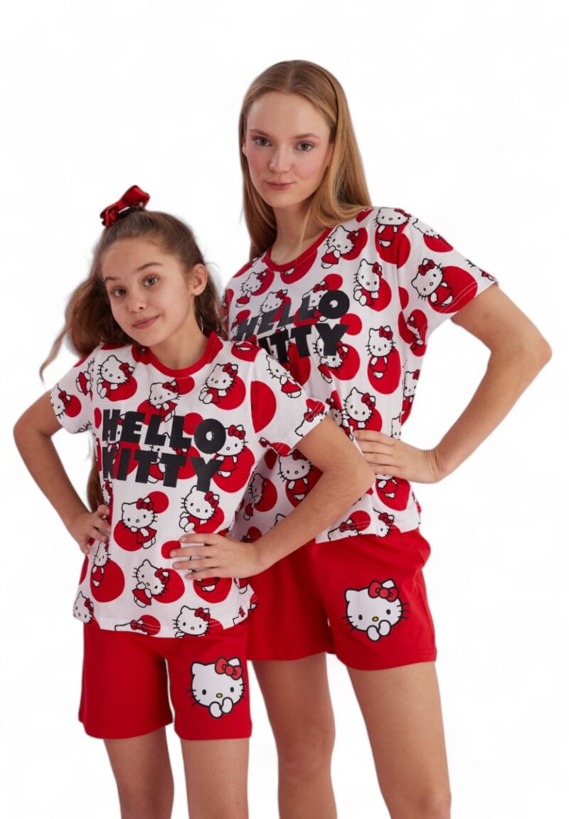 Πιτζάμα παιδική με σορτσάκι Hello Kitty Fresh Morning