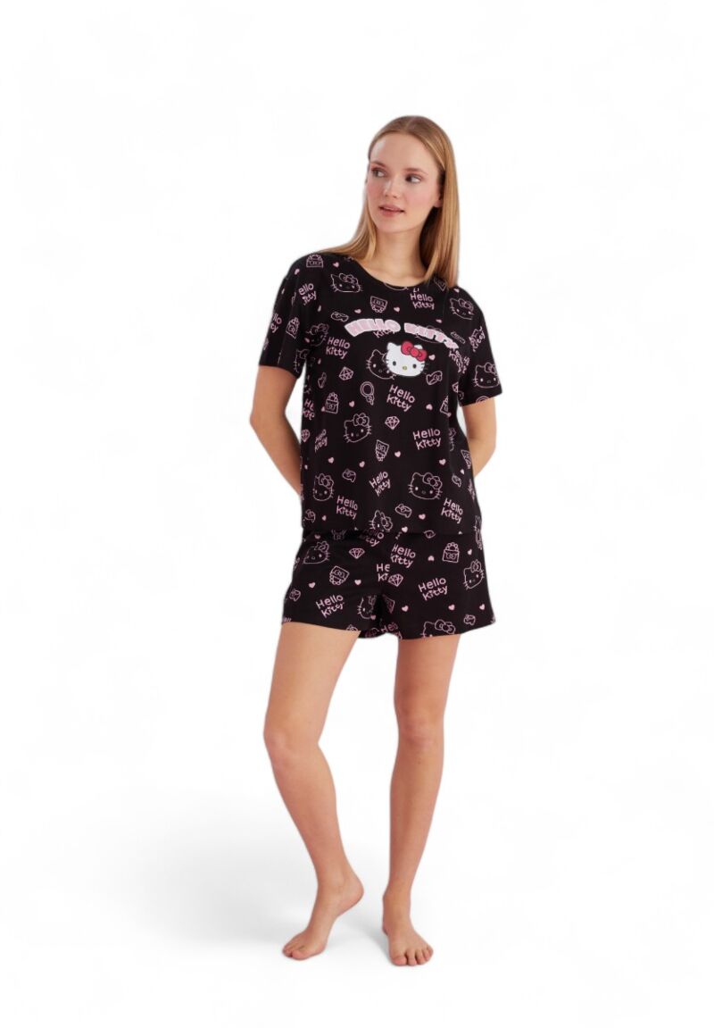 Πιτζάμα γυναικεία με σορτσάκι Hello Kitty Sweet Dreams