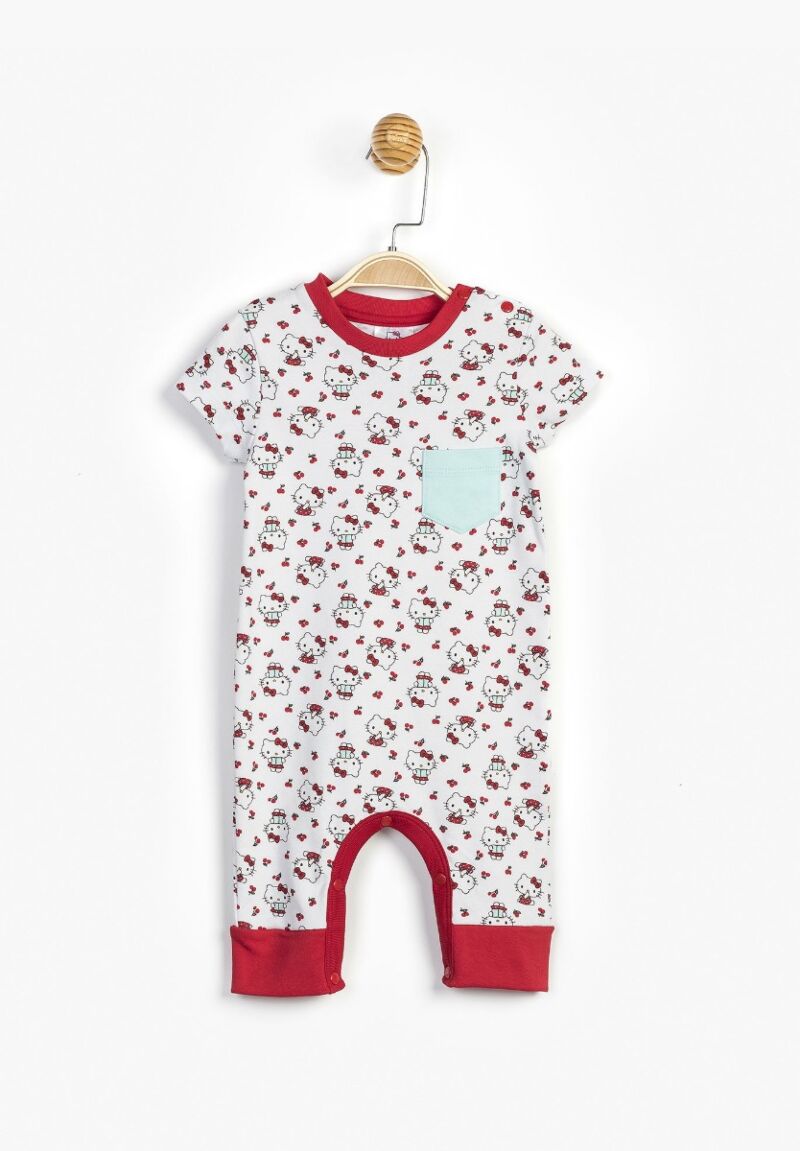 Φορμάκι βρεφικό κοντό μανίκι Hello Kitty