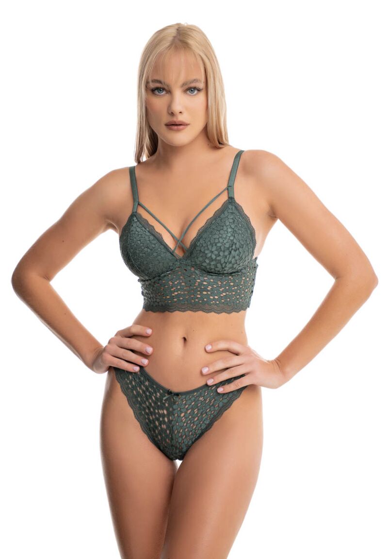 Σετ bralette-brazil No Push Up χωρίς ενίσχυση Koza 80189