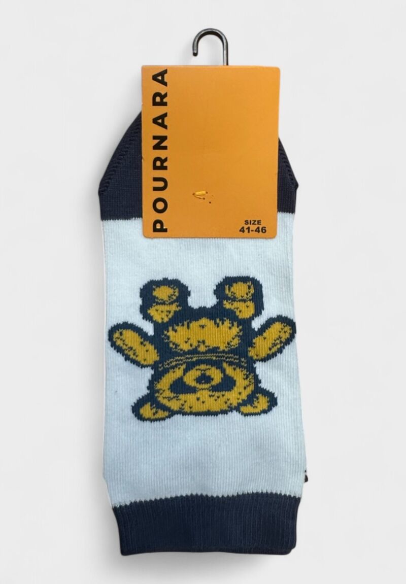 Ανδρικές Κάλτσες Pournara Αρκουδάκι Λευκό-Μπλε