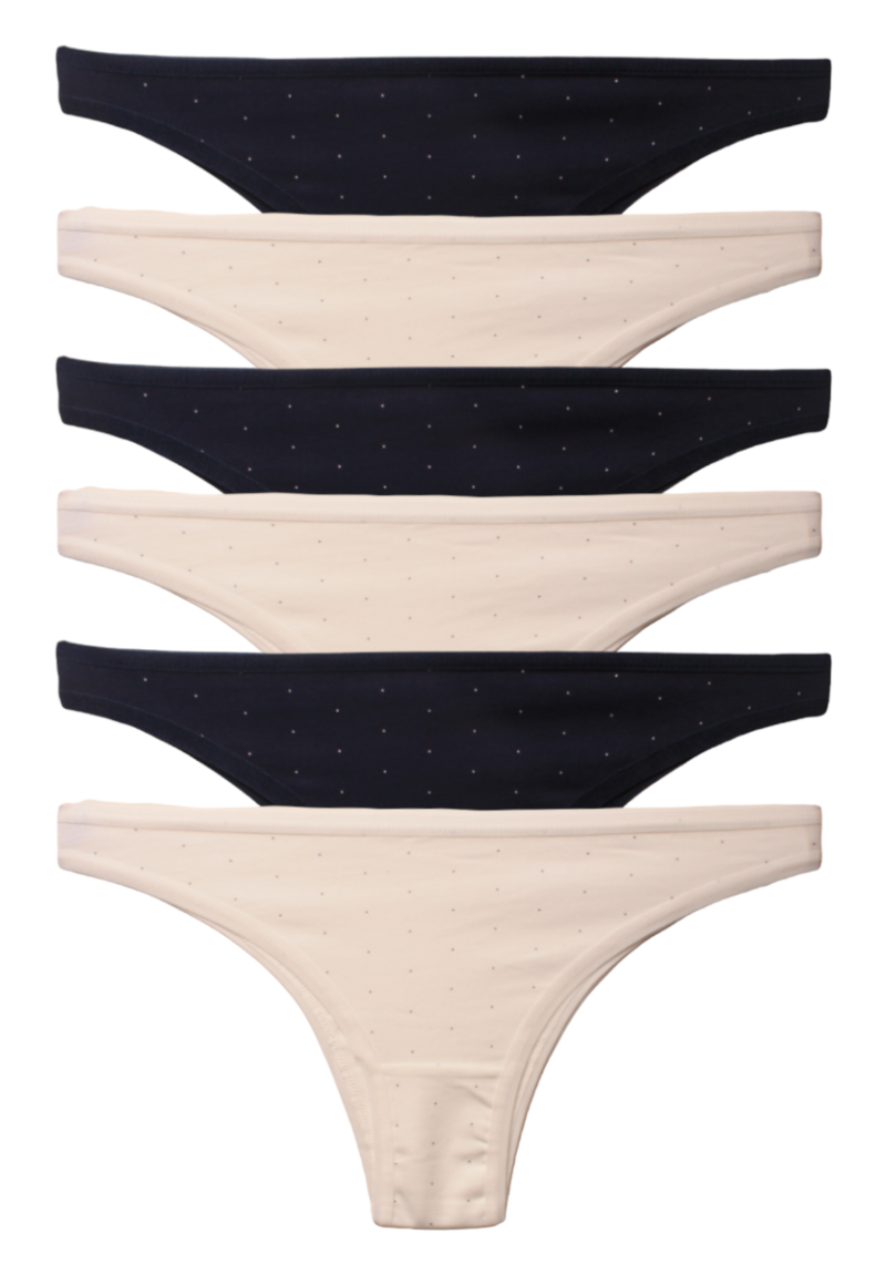 Brazil γυναικείο βαμβακερό Berrak σε οικονομικό πακέτο 6 τεμαχίων