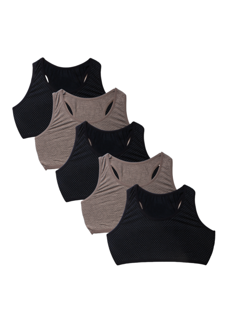 Μπουστάκια εφηβικά αθλητικά Spotted Donella 5 Τεμ.