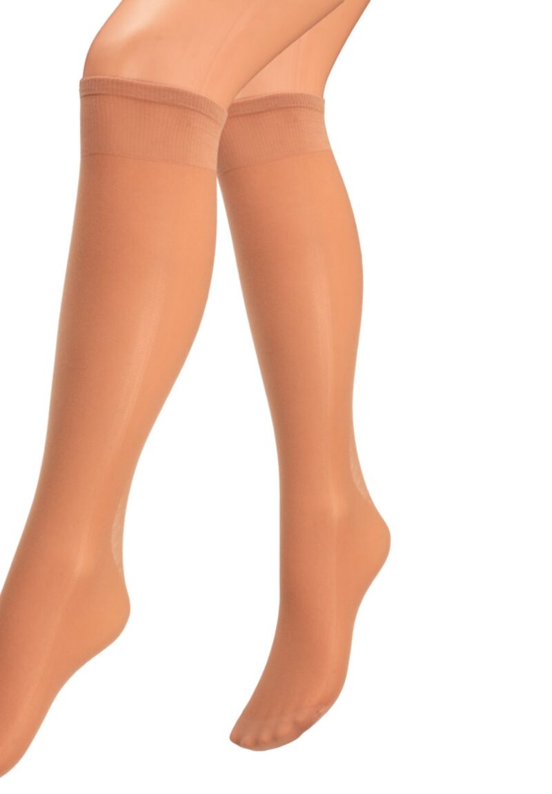 Κάλτσα μέχρι το γόνατο με σχέδιο Microrete Linea D'oro