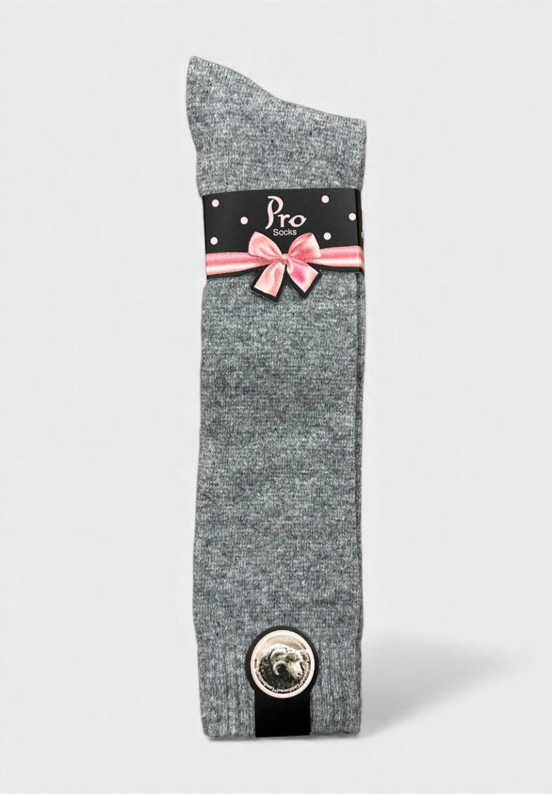 Γυναικεία Μάλλινη Κάλτσα Pro Socks Μέχρι το Γόνατο – Γκρι
