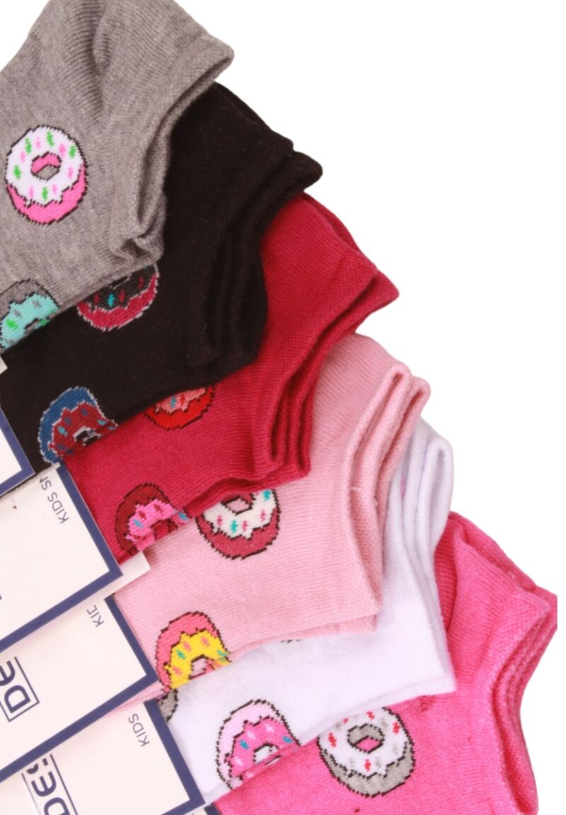 Σοσόνια παιδικά για κορίτσι Design Donuts Super Προσφορά 6 Τεμ.