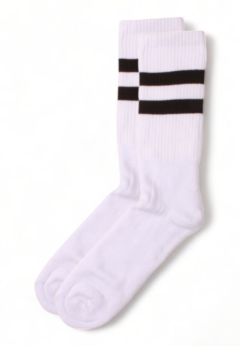 Κάλτσα αθλητική με πετσετέ επένδυση Design Stripes