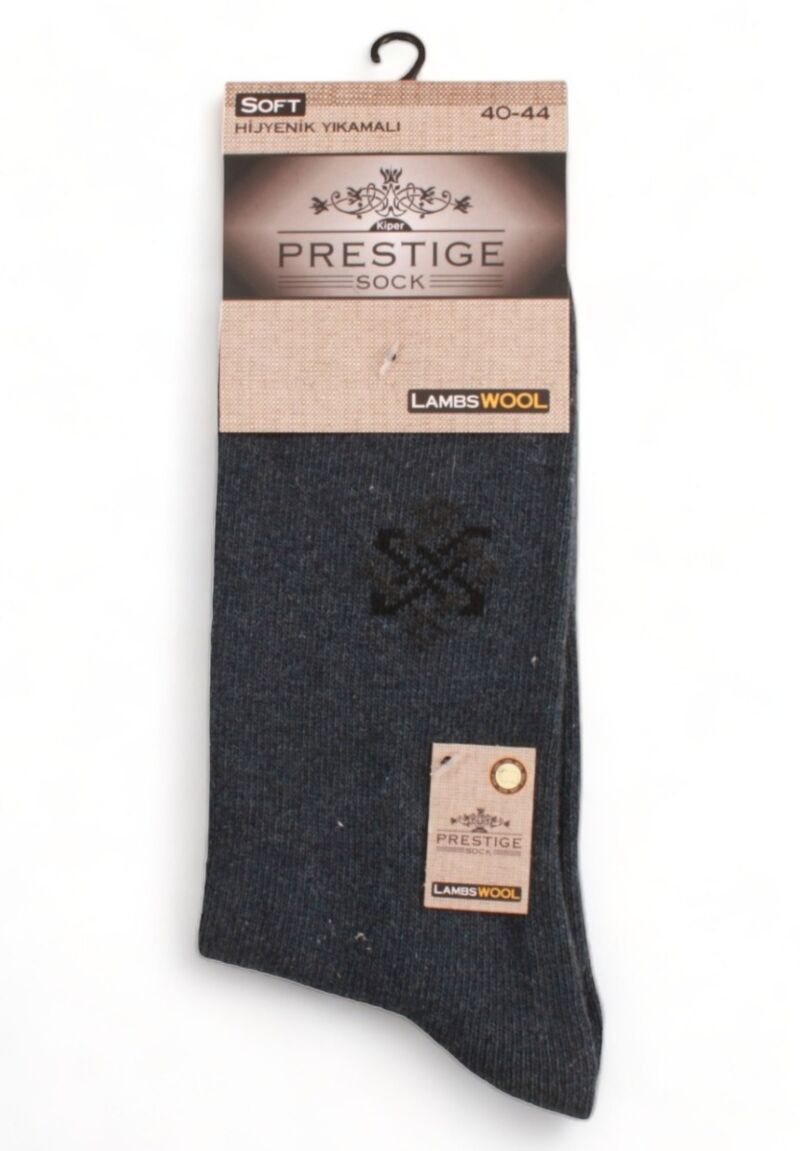 Κάλτσα ανδρική θερμική Prestige Lambs Wool Rombus