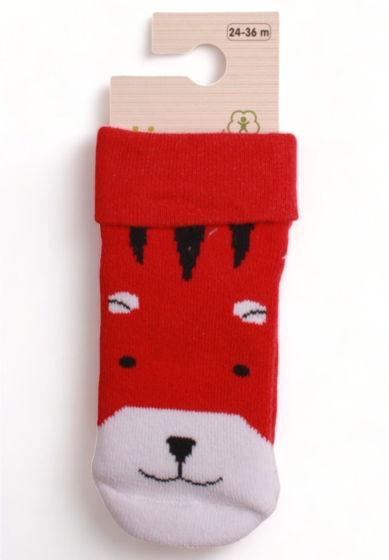 Καλτσάκια bebe για αγόρι πετσετέ Biorganic Animals 