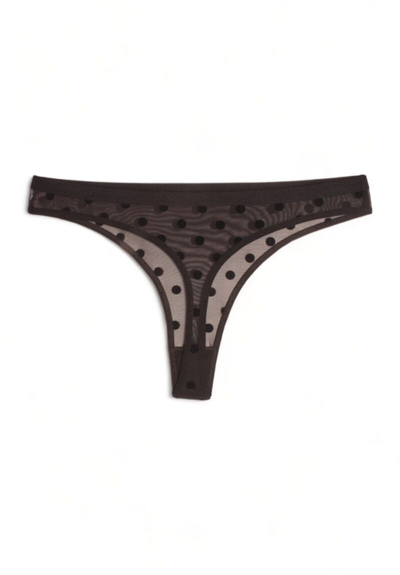 Στρινγκ Berrak με διαφάνεια πουά